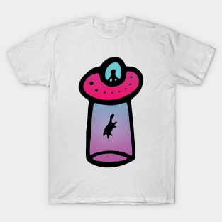 UFO, Alien and a Cow T-Shirt